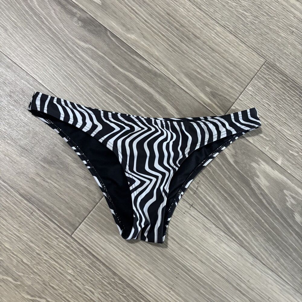 RSQ Zebra Print Bikini Bottoms Size Small